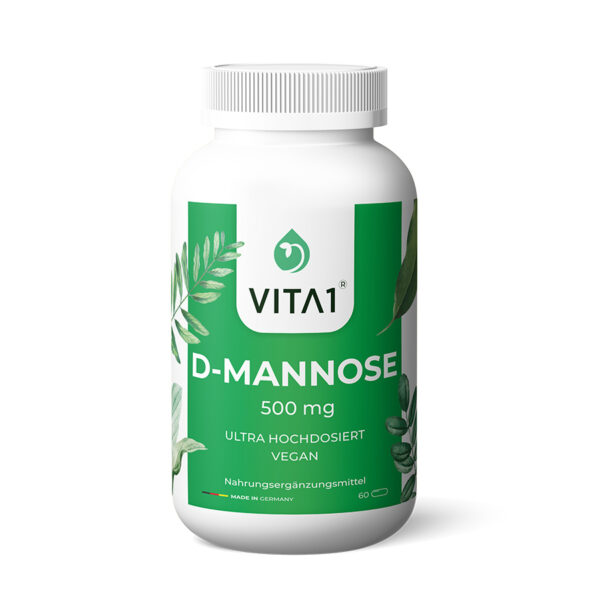 vita1 d mannose capsules 60x 500 mg 1 web