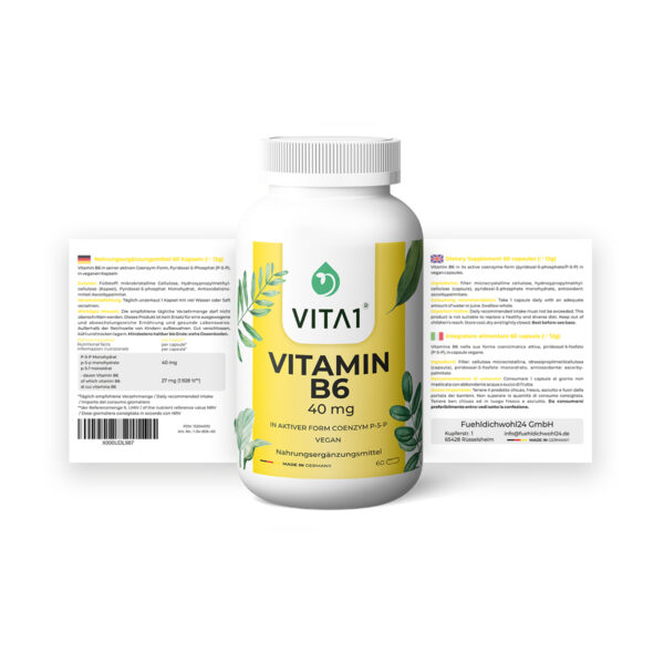 vita1 vitamin b6 capsules 60x 40 mg 5