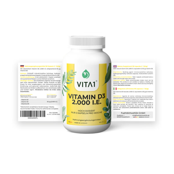 vita1 vitamin d3 kapseln 90x2000 ie 5