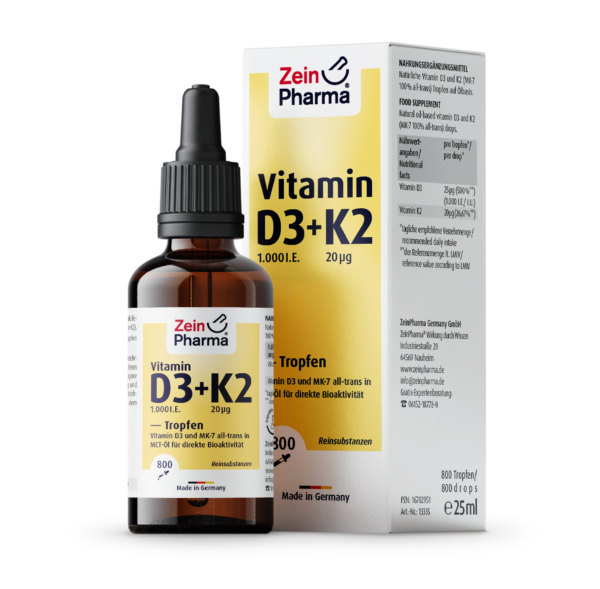Vitamin D3 K2 800 Tropfen 25ml BOX 16702951 13335