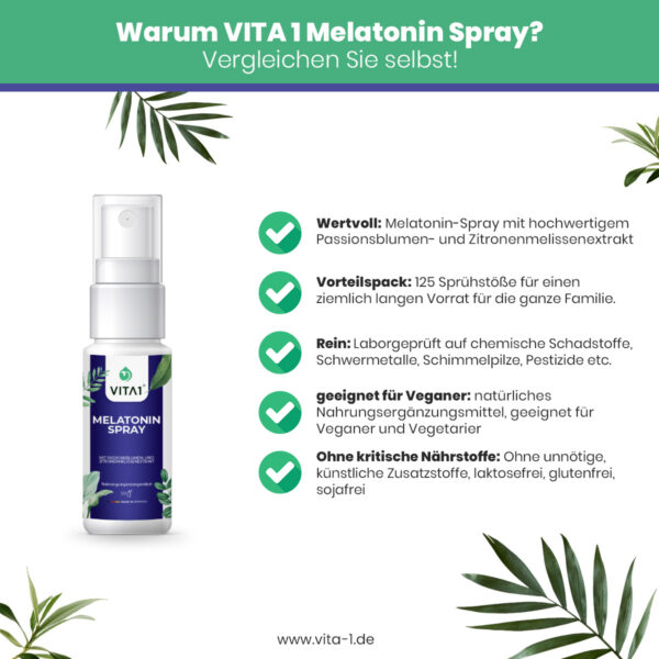 vita1 melatonin spray 25ml 4